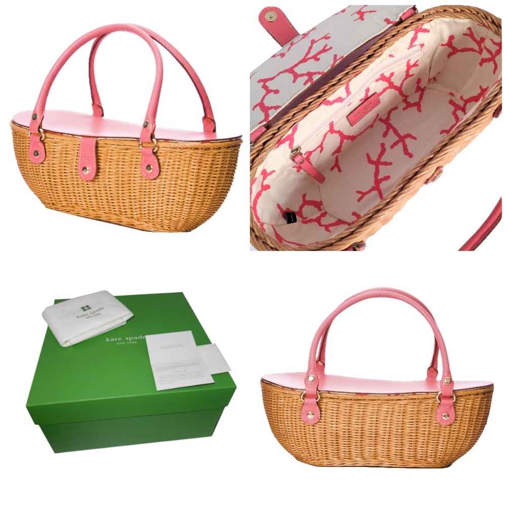 New Kate Spade Her 2005 Collection Wicker Bag WOW